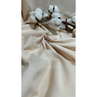 Футер 2-х нитка Х/Б петля, КРЕМ, Компакт-пеньє, Туреччина, 250 г/м2, 95/5, Pantone 12-0710 TPG.