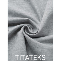 Футер Двухнить петля, Сірий Меланж, Компакт-пеньє, Nike, Туреччина, 240 г/м2, 73/22/5.