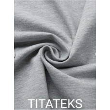 Футер Двухнить петля, Сірий Меланж, Компакт-пеньє, Nike, Туреччина, 240 г/м2, 73/22/5.