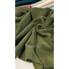ФЛІС (Полар) ОЛИВА, Туреччина, 100% поліестер (280 г/м2), Ширина 185 см. Pantone 18-0529 TPG