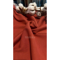 Кашкорсе ТЕРАКОТ, Туреччина, 95% бавовна 5% еластан (250-280 г/м2). Pantone: 18-1547 TPG. Основна тканина продана