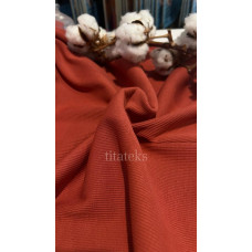 Кашкорсе ТЕРАКОТ, Туреччина, 95% бавовна 5% еластан (250-280 г/м2). Pantone: 18-1547 TPG. Основна тканина продана