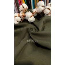 Кашкорсе ХАКІ, Туреччина, 95% бавовна 5% еластан (320 г/м2). Pantone: 19-0419 TPG. Основна тканина продана