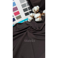 Стрейч-кулір ШОКОЛАД, компакт-пеньє Туреччина (190 г/м2), Pantone 19-1213 TPG.