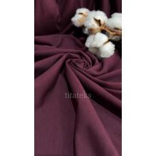 Стрейч-кулір МАРСАЛА, компакт-пеньє Туреччина  190 г/м2, Pantone 19-1725 TPG.
