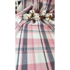 Відріз Фліс клітина РОЖЕВА. Розмір 0,45 м * 1,85 м. Фліс полар, Туреччина, 100% поліестер, щільність 280 г/м2
